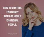 how to control emotions