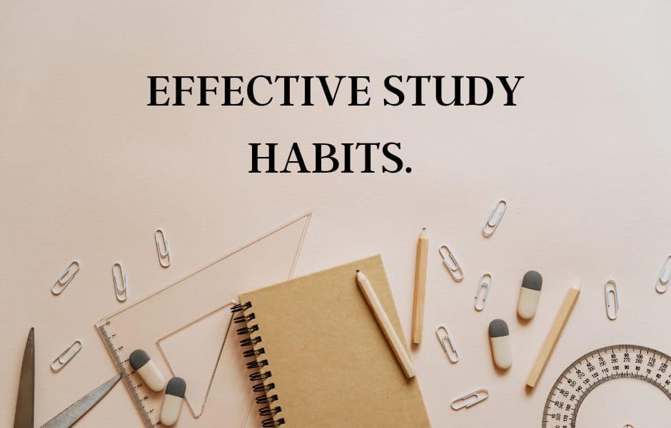 Effective study habits