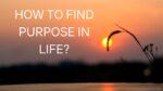 How to find purpose in life