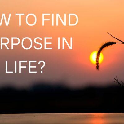 How to find purpose in life