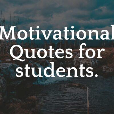 Motivational Quotes for students