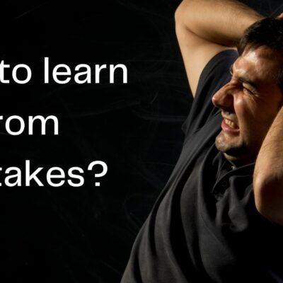 How to learn from mistakes?