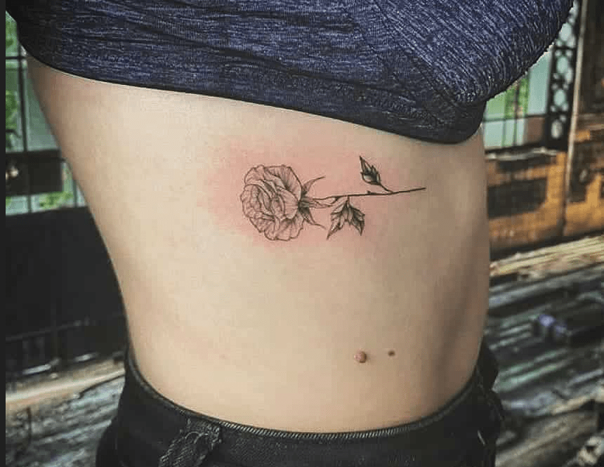 Ribcage Tattoo Ideas For Girls - Meltblogs