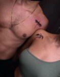 stunning couple tattoo