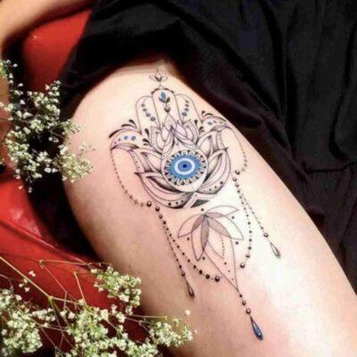 Awesome Evil eye tattoo design.