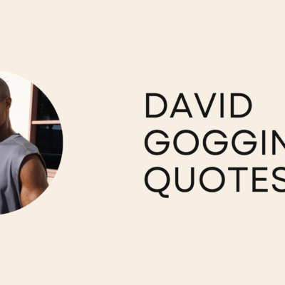 David Goggins Quotes.