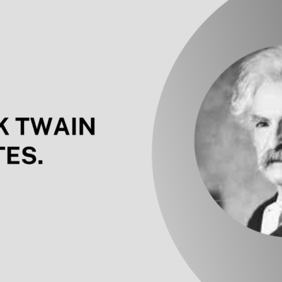 Mark Twain Quotes.