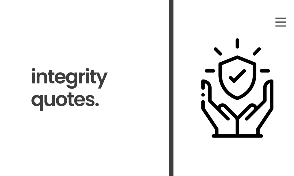 integrity quotes