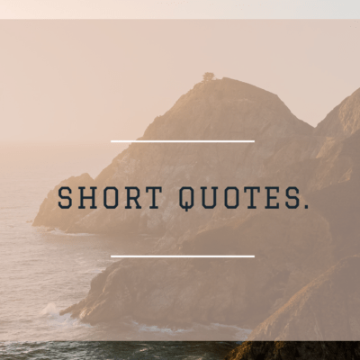 short quotes