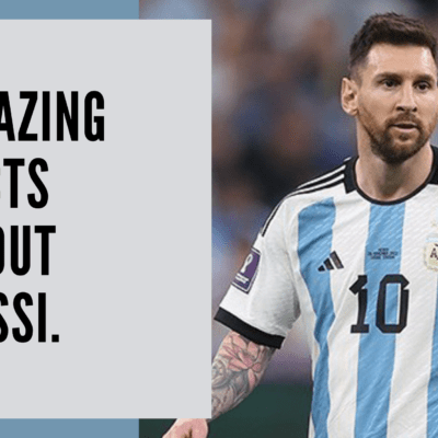 Amazing facts about Messi.