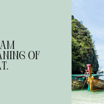 Dream meaning of boat.