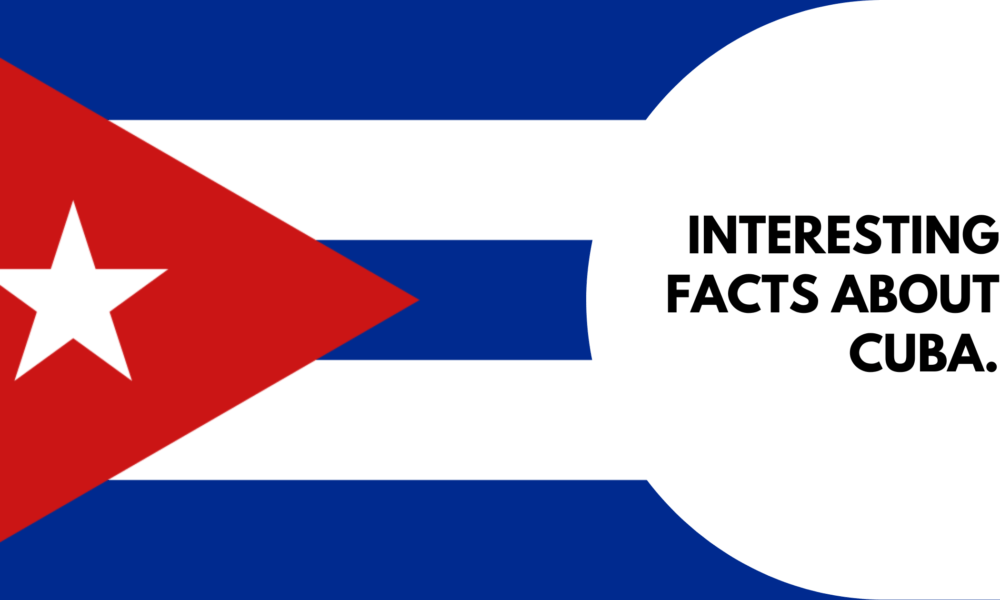 Interesting facts about Cuba.