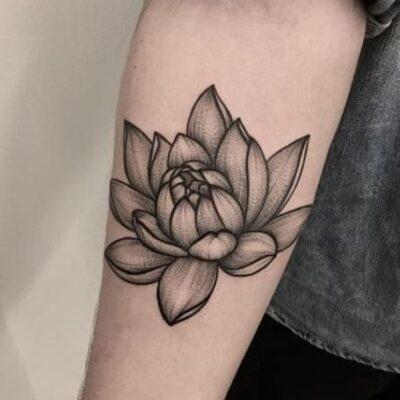 Lotus Tattoo Man.