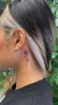 Rose Tattoo Behind Ear.