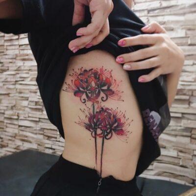Spider lily tattoo.