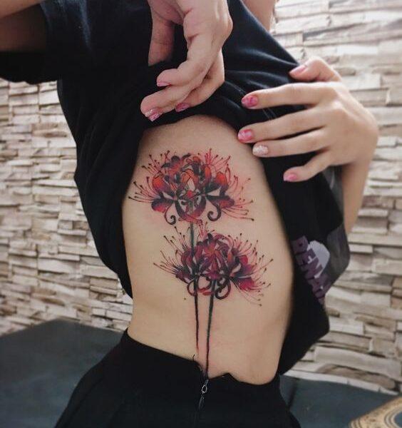 Spider lily tattoo.