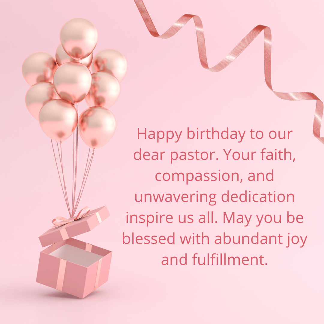 Birthday wishes for Pastor. - MELTBLOGS