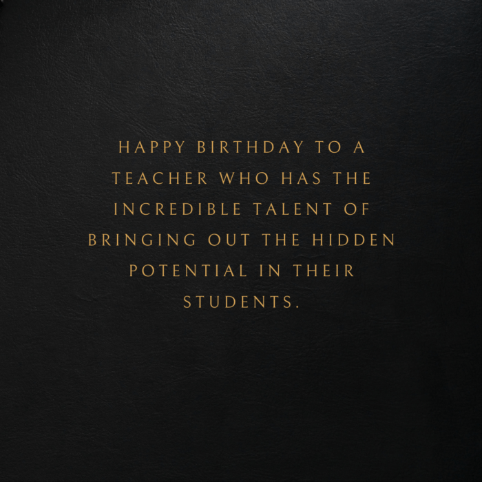 Birthday wishes for Teacher. - MELTBLOGS