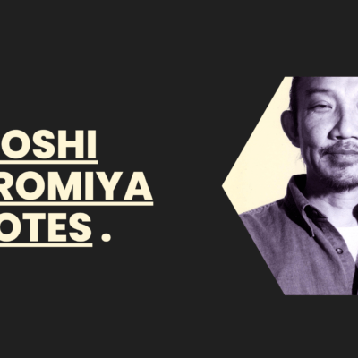 Kiyoshi Kuromiya Quotes.