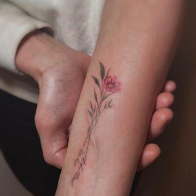October Birth Flower Tattoo.