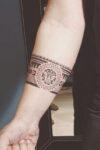 Aztec tattoo armband