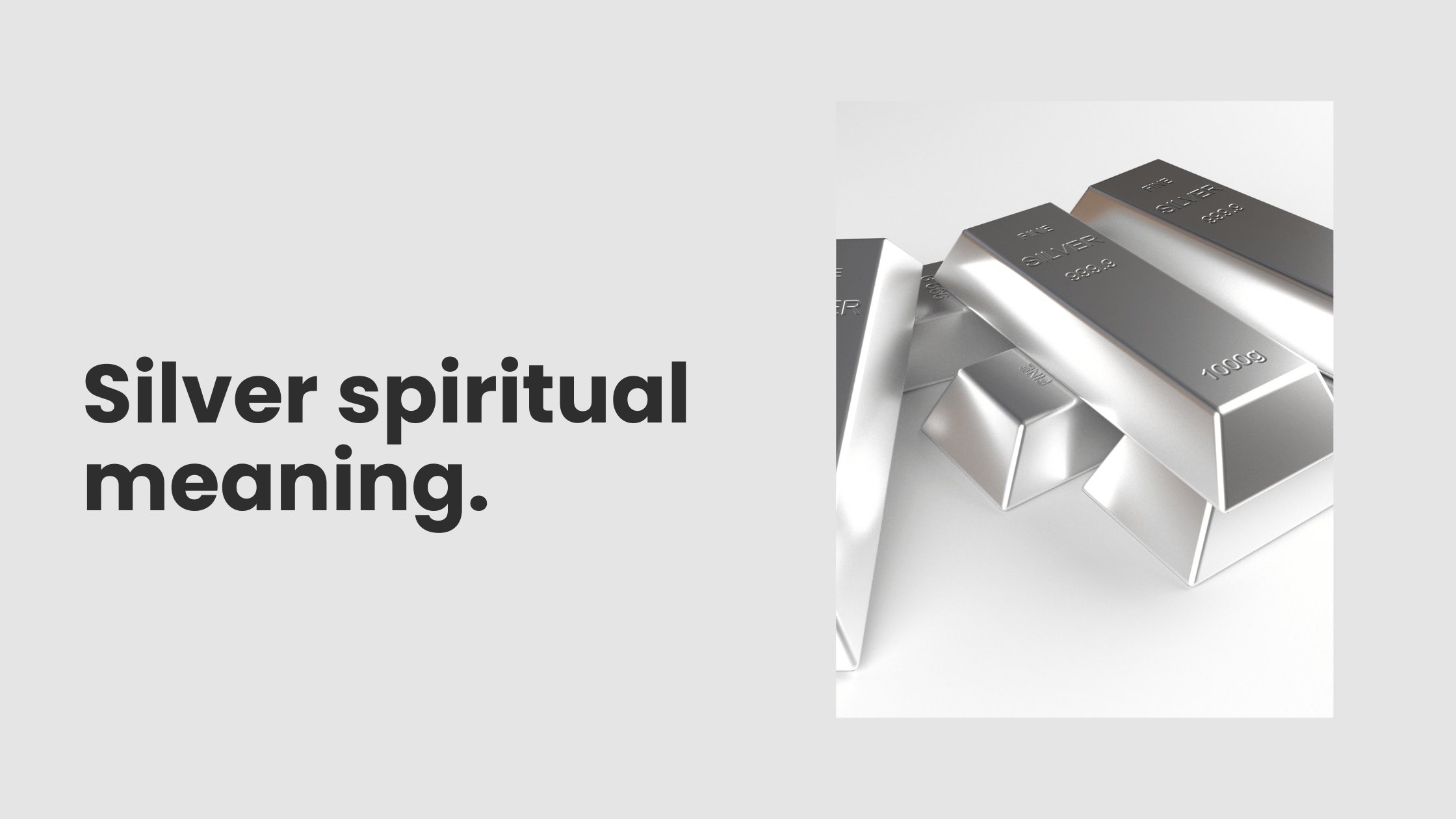 silver thread meaning spiritual