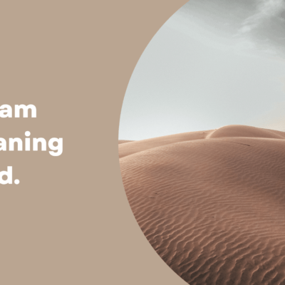 Dream meaning sand