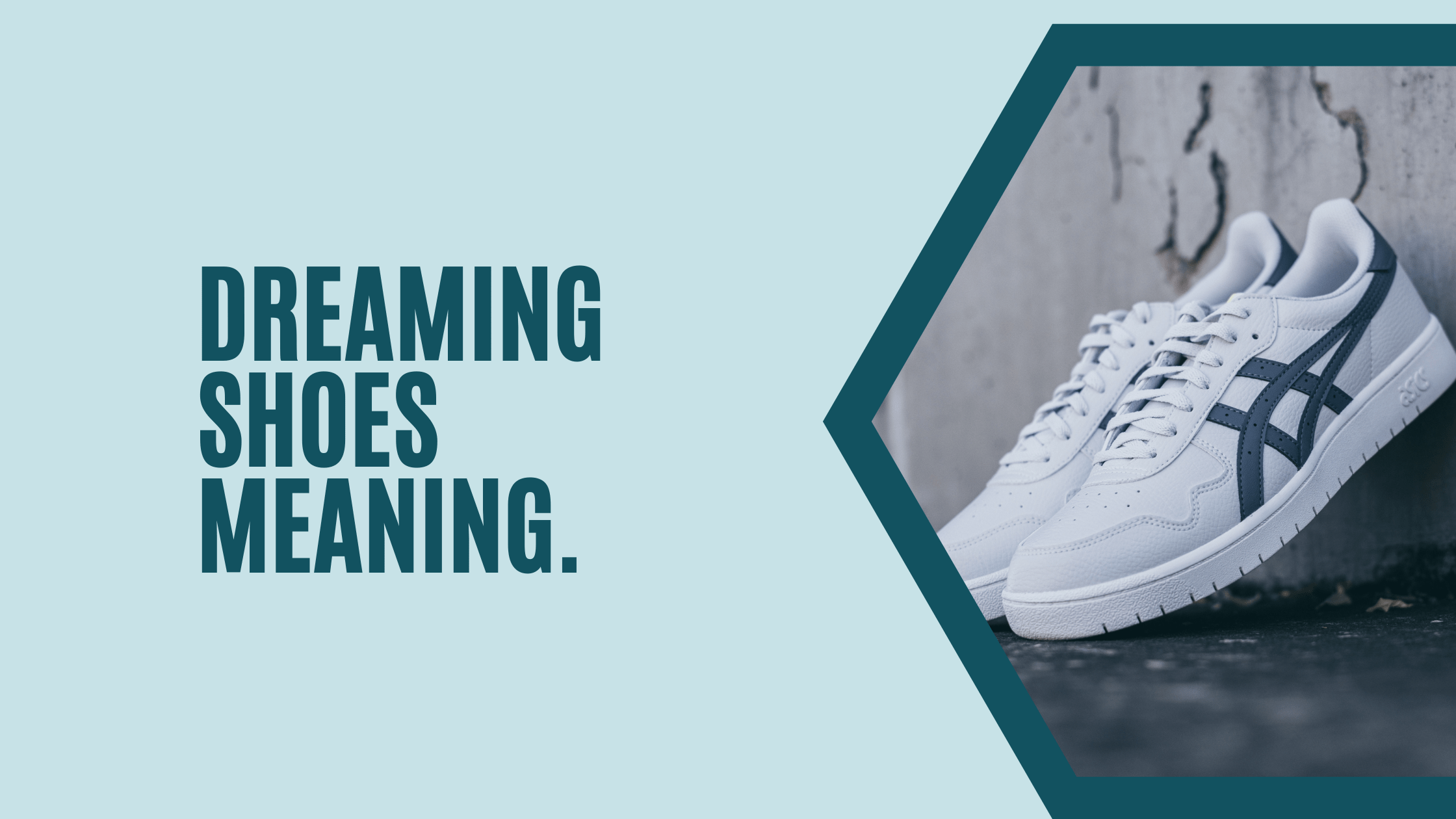 Dreaming shoes meaning. - MELTBLOGS