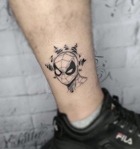 Spider man tattoo