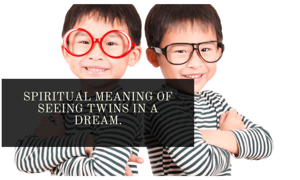 Spiritual meaning of seeing twins in a dream