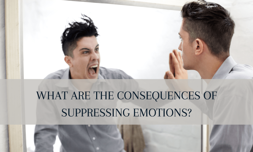 What are the consequences of suppressing emotions