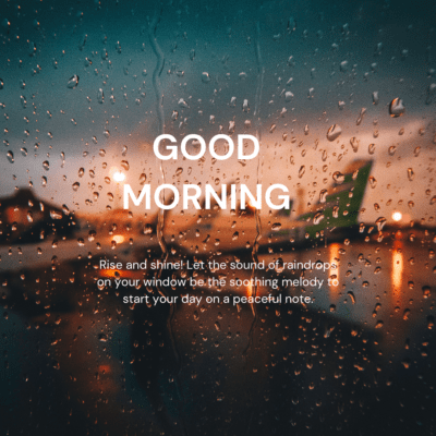 Rainfall Good Morning Images